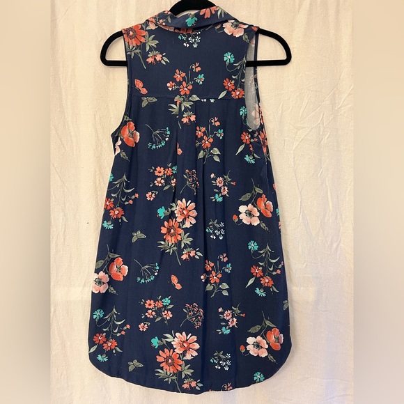 Abercrombie and Fitch Floral Shirt Dress - Picture 4 of 7